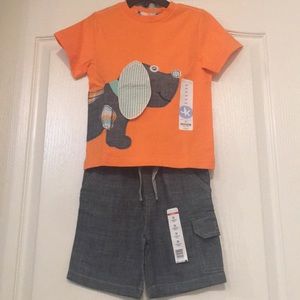 NWT- (2pc) Boys Mix & Match Outfit (size 3T)